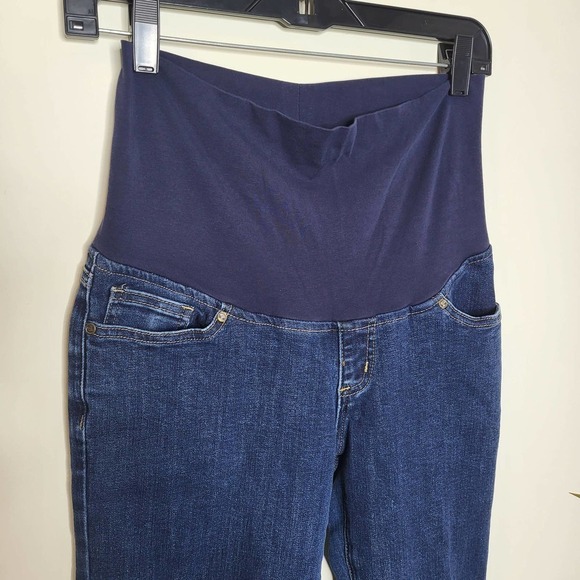 Soon Maternity Heavenly Overbelly Skinny Jeans Blue - Picture 12 of 16